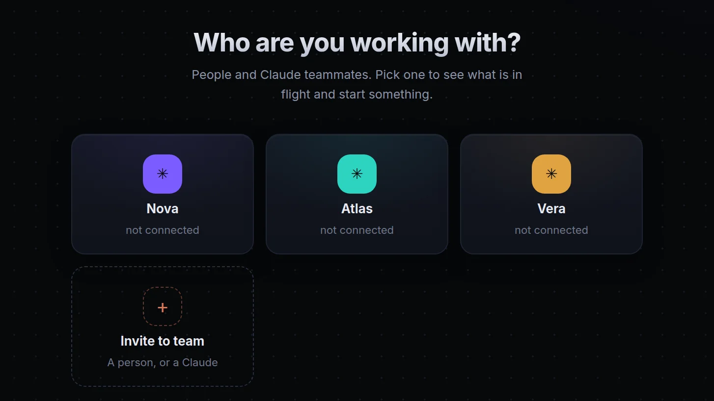 pro collab - agents and people as seats on one board