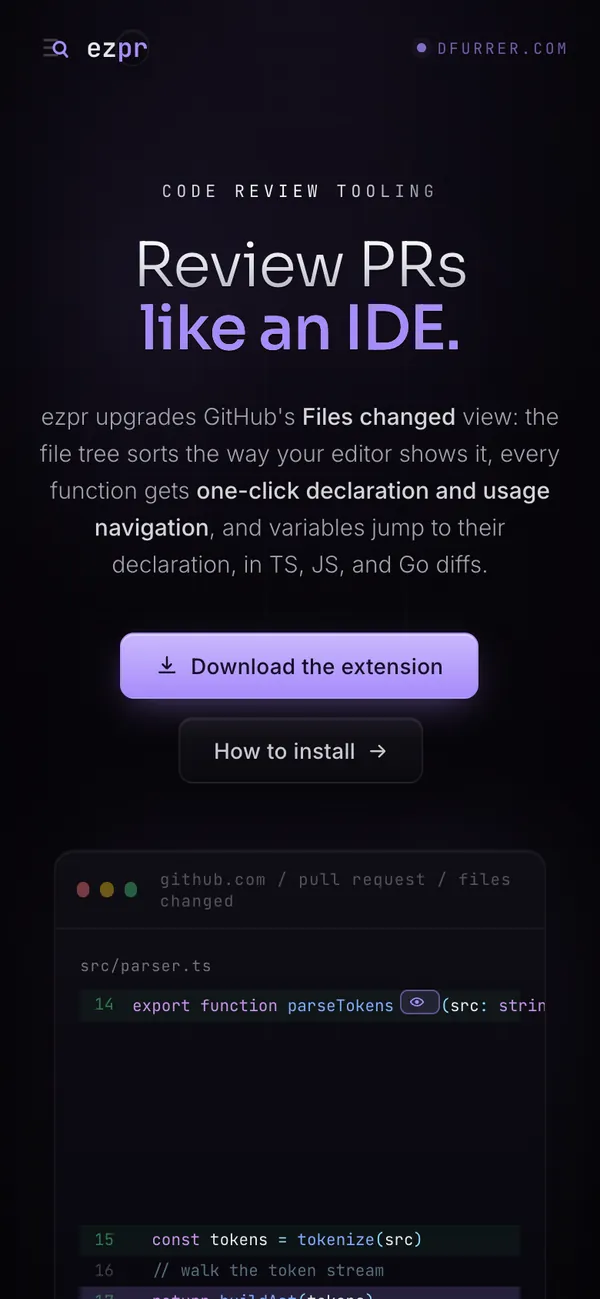 ezpr on a phone