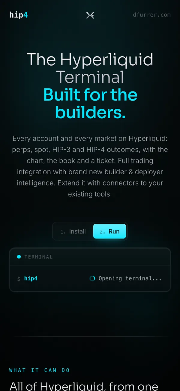 tui.hip4.dev on a phone